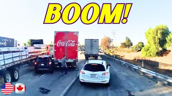 NEW Car Crash Compilation | USA & Canada - Oct 18 2025