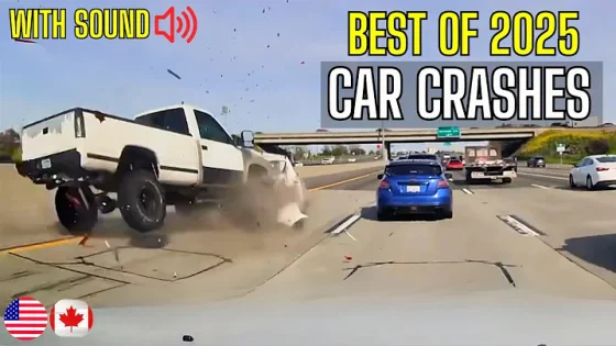 Best of Car Crashes Compilation - 2025 [MegaDrivingSchool Recap]
